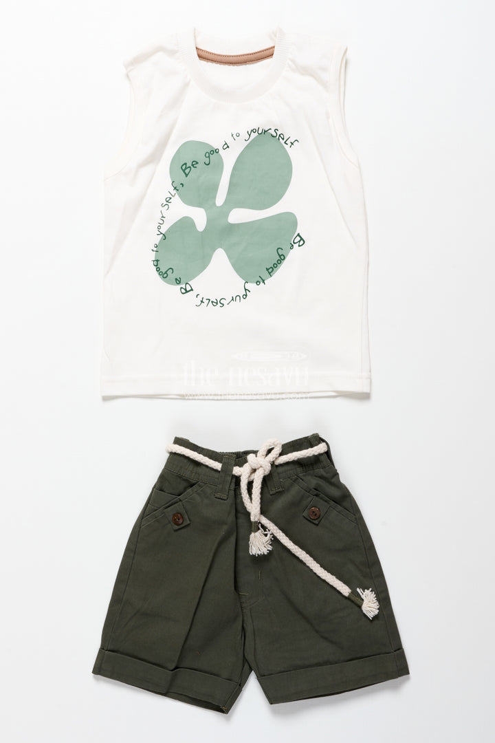 Baby boys cotton printed set for playdates and everyday wear