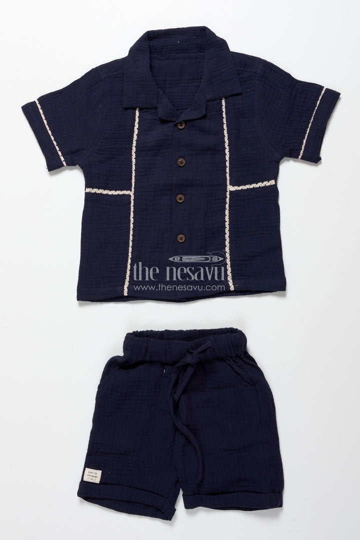 Baby boys muslin cotton set for everyday comfort and movement