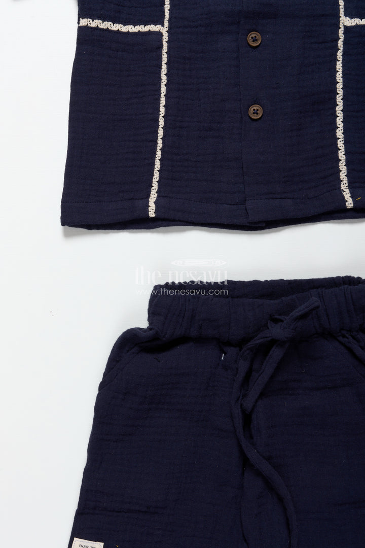 Baby boys muslin cotton set for everyday comfort and movement