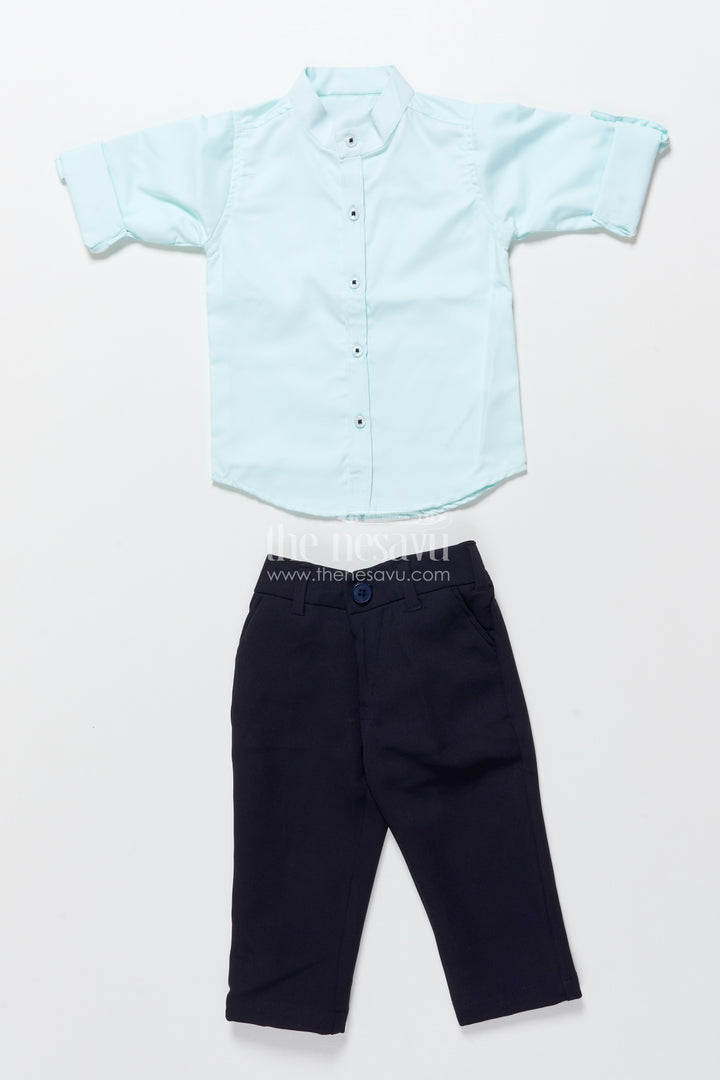 Toddler boys printed jacket set for playful festive dressing