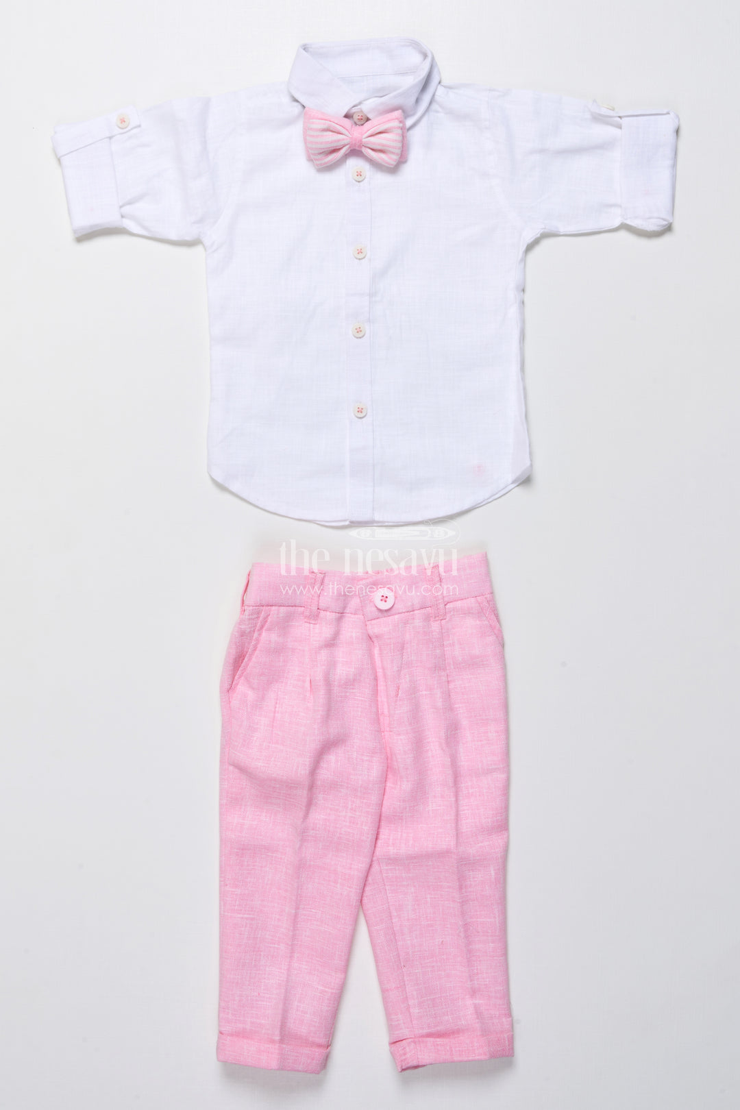 Toddler boys festive outfit with animal embroidery jacket and cotton pants