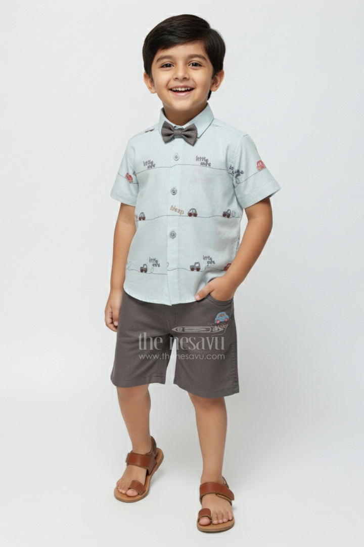 Boys Shirt and Shorts Set for Playdates and Outings