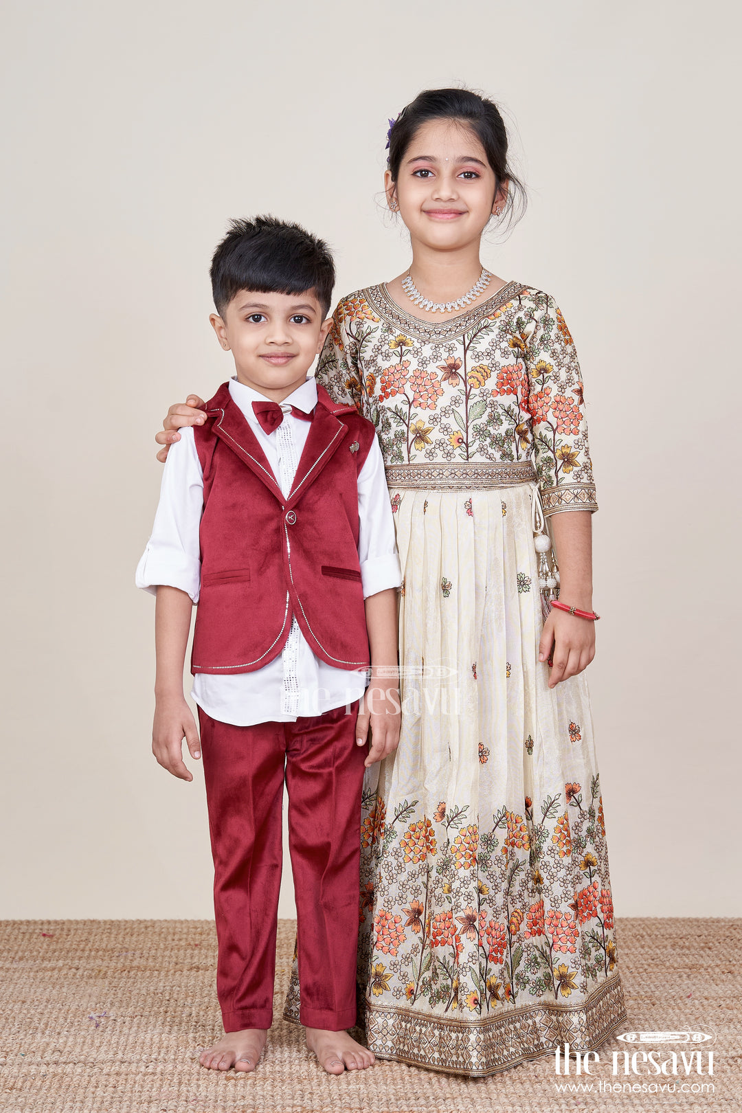 Boys Birthday Outfit with Waistcoat and Bowtie for Festive Occasions