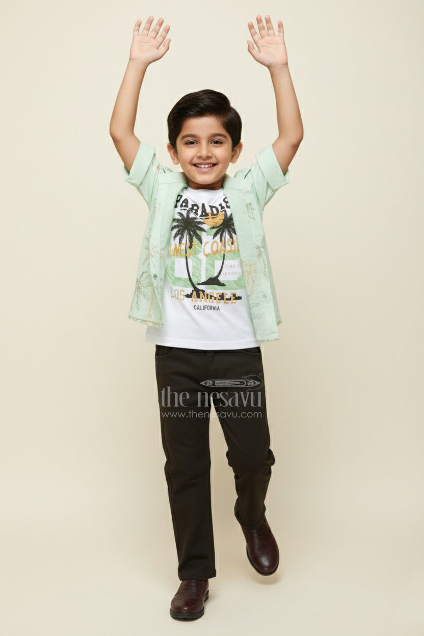 Boys Casual Blazer Set for Outings and Everyday Dressing