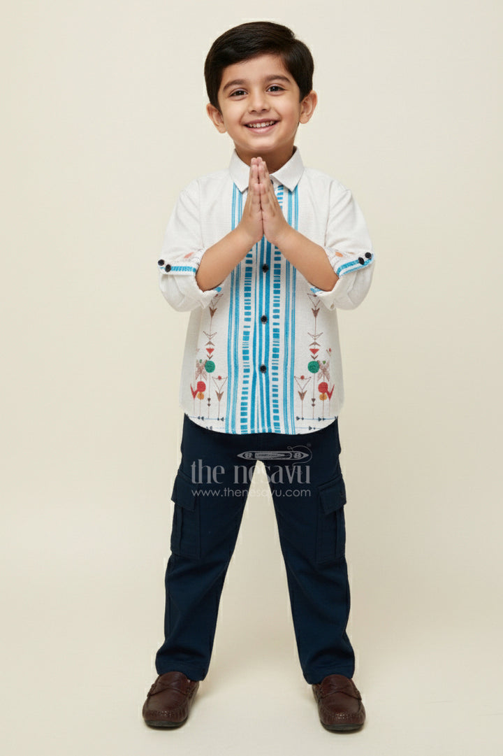 Boys Cotton Blazer Outfit for Festive Casual and School Functions