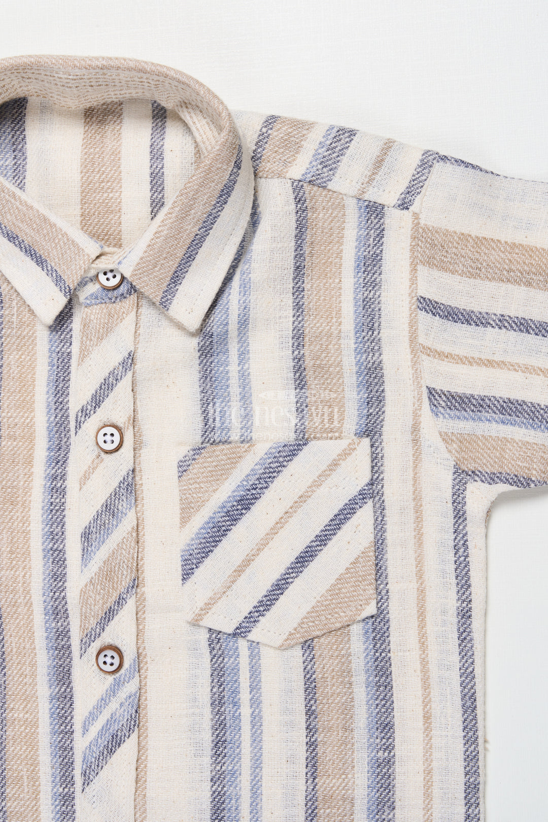 Boys Striped Cotton Casual Set for Summer Comfort and Family Functions