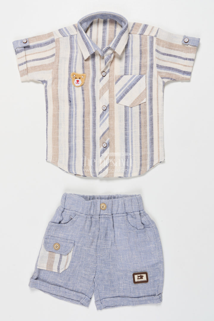 Boys Striped Outfit for Casual Events and Everyday Dressing