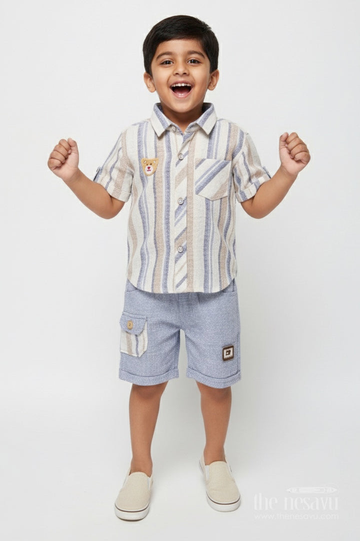 Boys Striped Outfit for Casual Events and Everyday Dressing