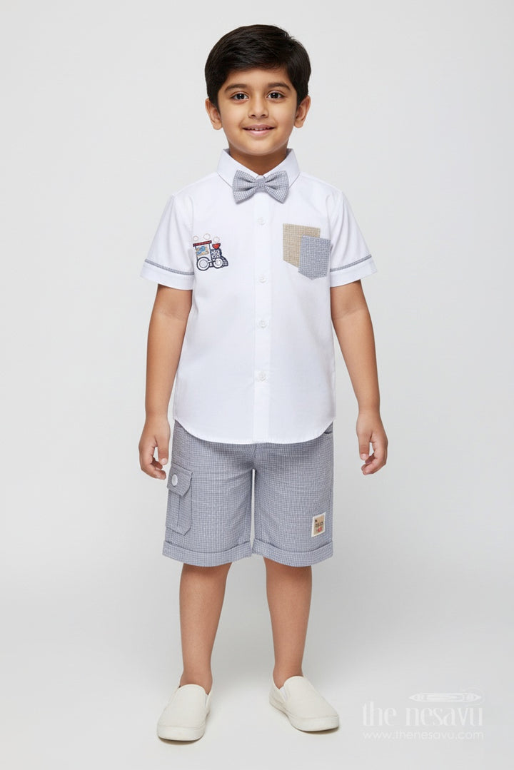Boys Cotton Casual Set for Everyday Play and Preschool Wear