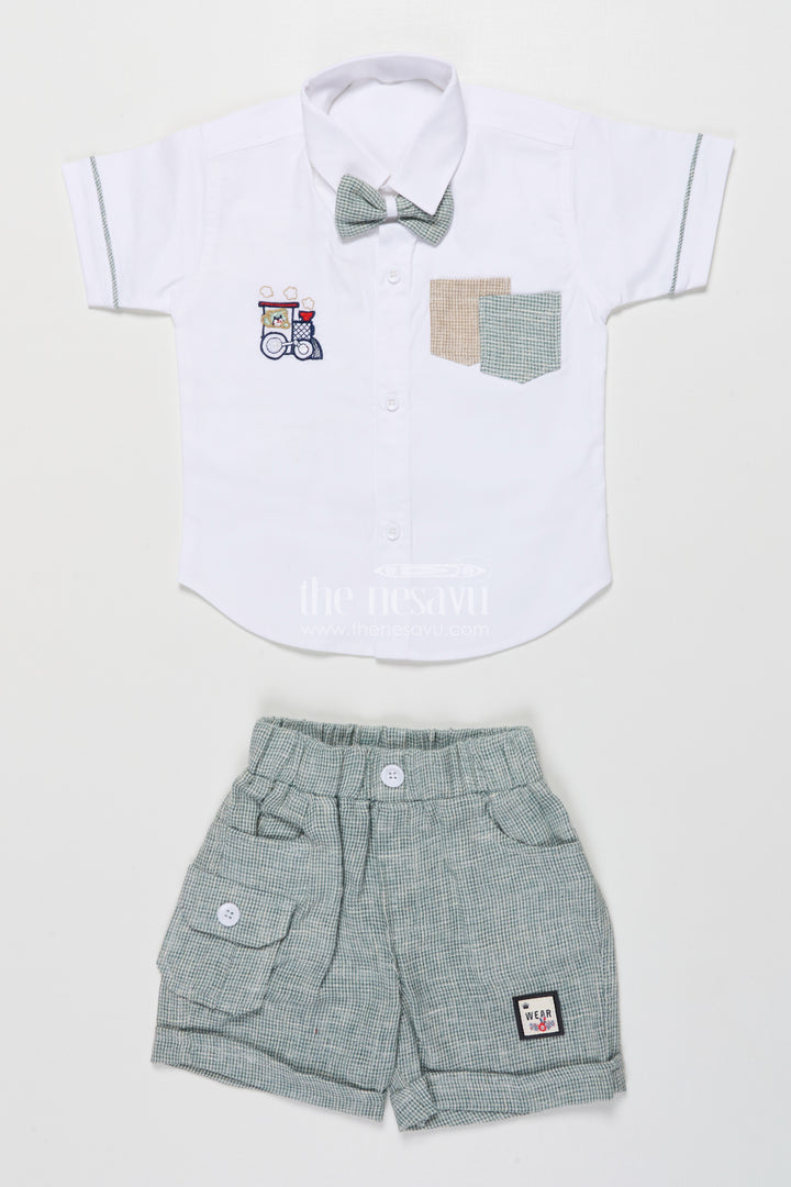 Boys Cotton Set for Park Outings and Relaxed Summer Days