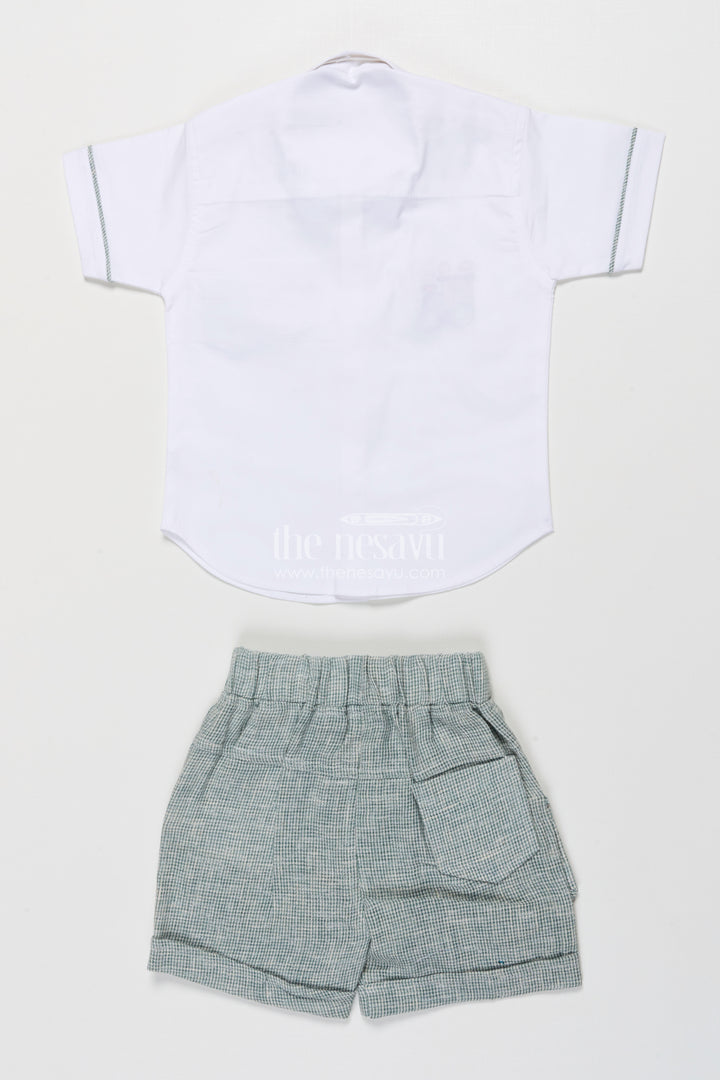 Boys Cotton Set for Park Outings and Relaxed Summer Days