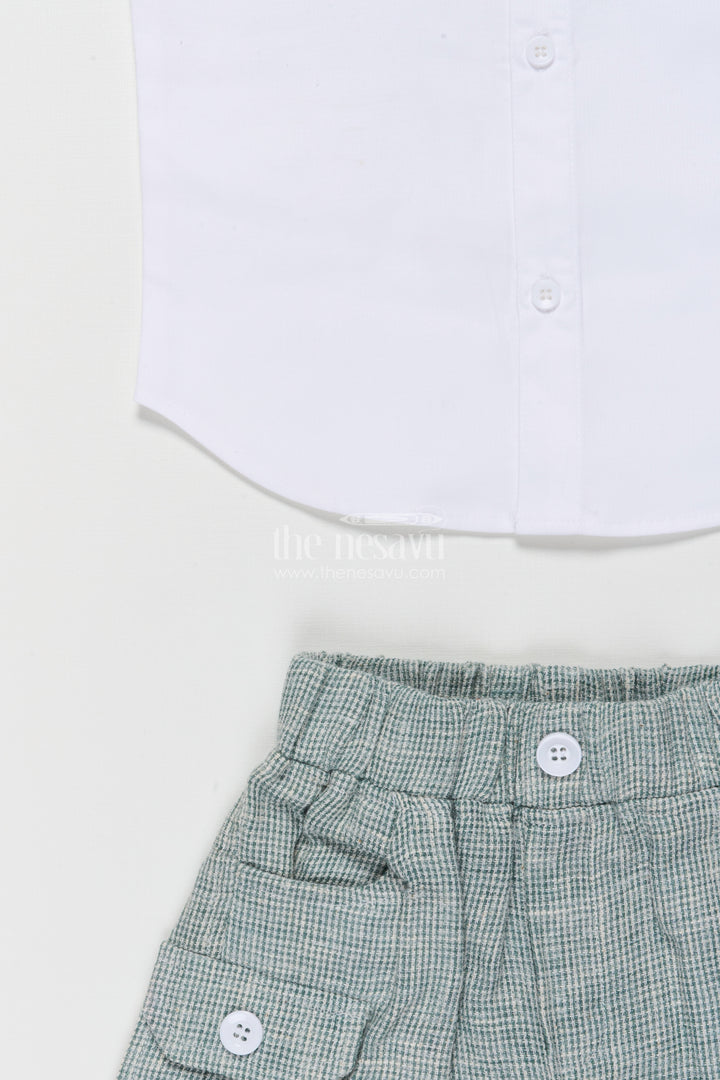 Boys Cotton Set for Park Outings and Relaxed Summer Days