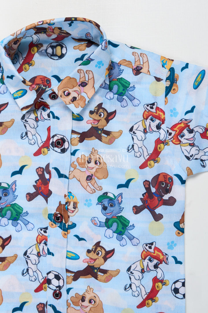 Boys Printed Casual Set for Travel, Daycare and Weekend Fun