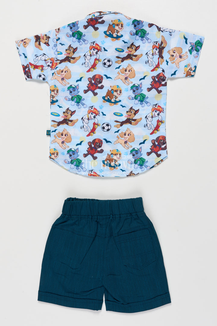 Boys Printed Casual Set for Travel, Daycare and Weekend Fun
