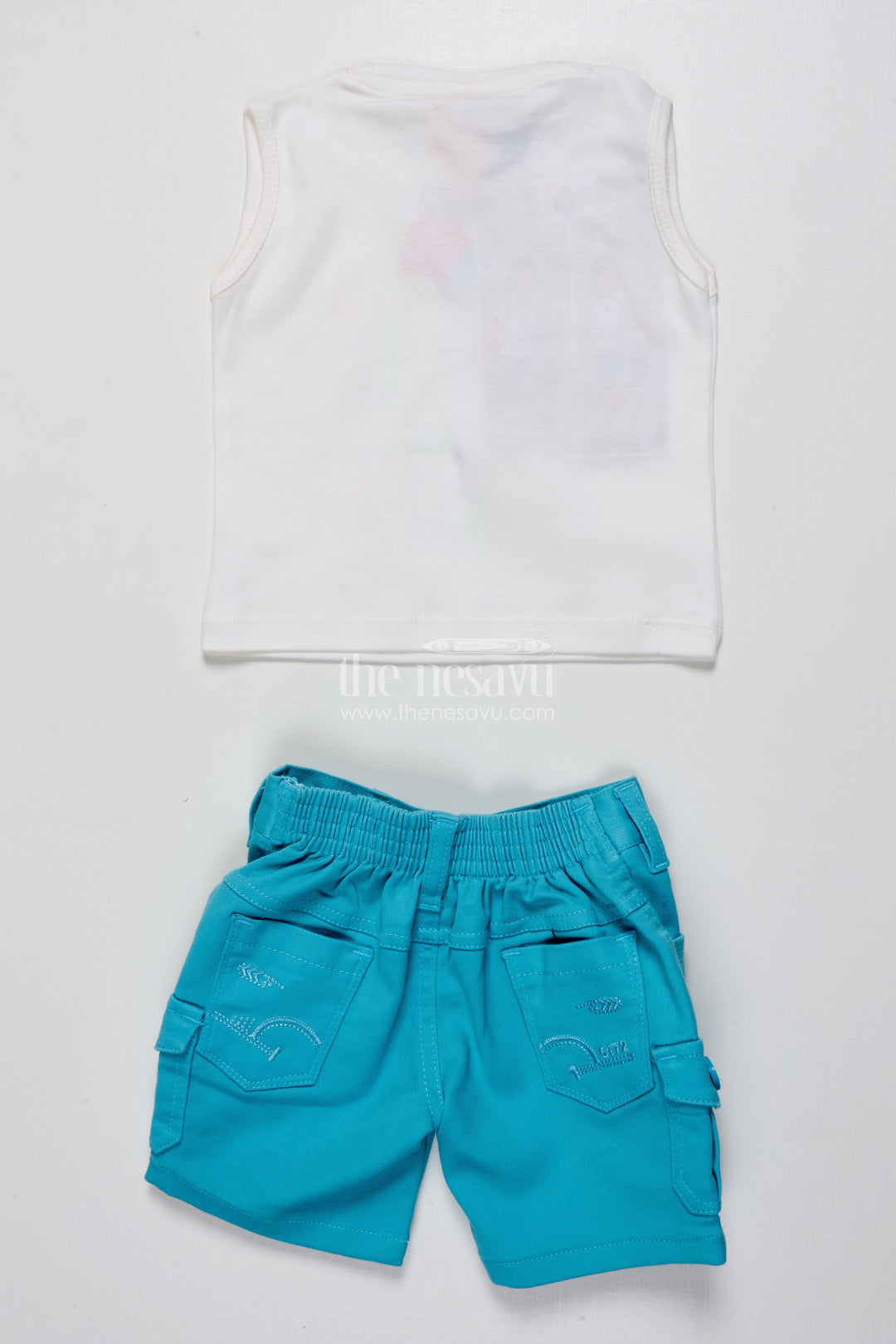 Toddler Boys Casual Set with Striped Shirt and T-Shirt Combo