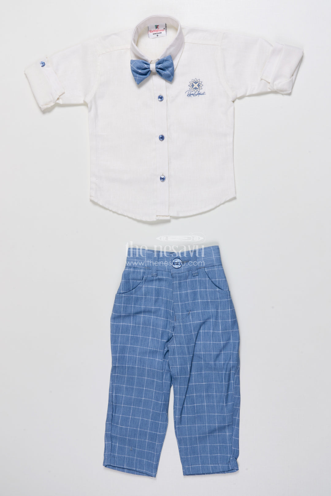 Boys Cotton Jacket Set for Weddings and Family Events