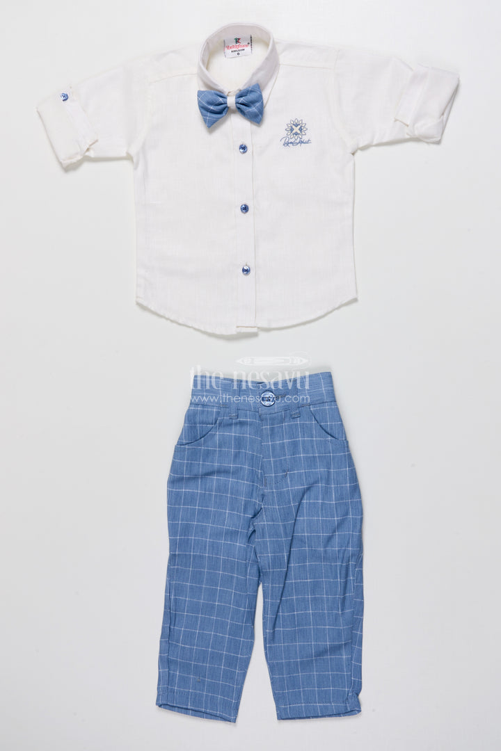 Boys Cotton Jacket Set for Weddings and Family Events