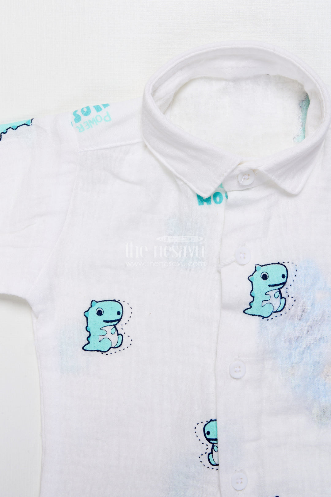 Baby Boy Muslin Cotton Outfit with Digital Print for Everyday Comfort