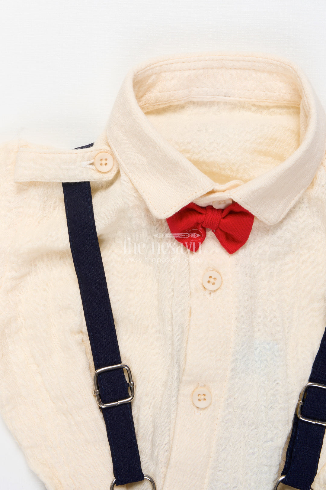 Baby Boy Suspender Outfit for Birthdays and Family Photos