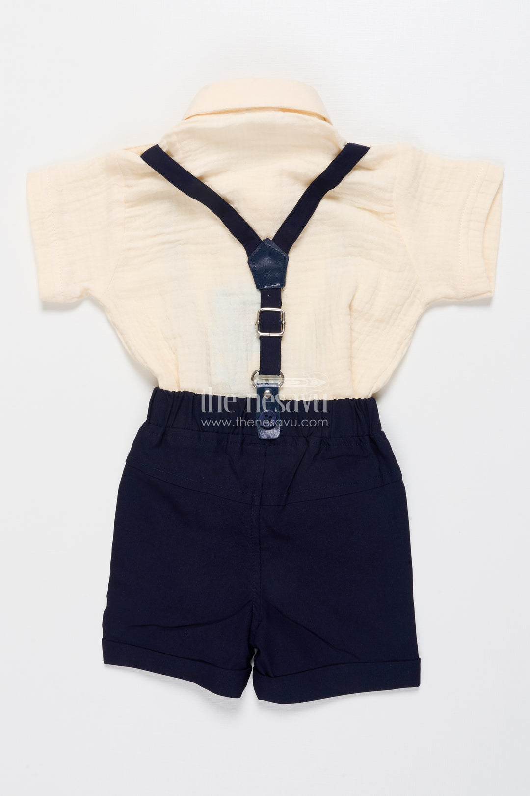 Baby Boy Suspender Outfit for Birthdays and Family Photos
