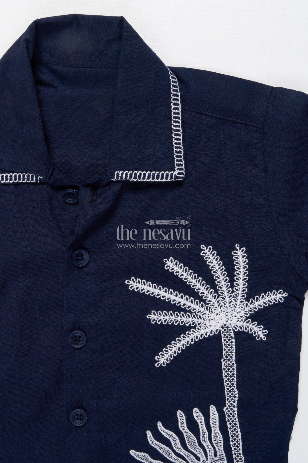 Boys Cotton Embroidered Shirt and Pant Set for Festive Functions