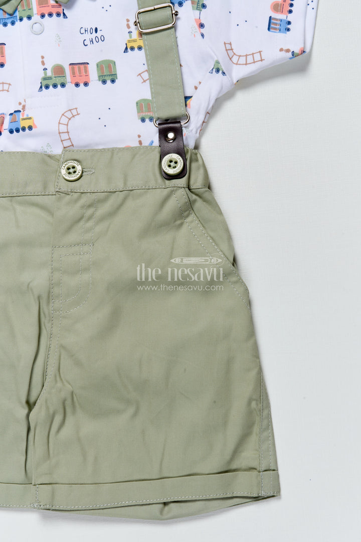 Boys Casual Cotton Outfit Set with Animal Print Shirt for Fun Outings