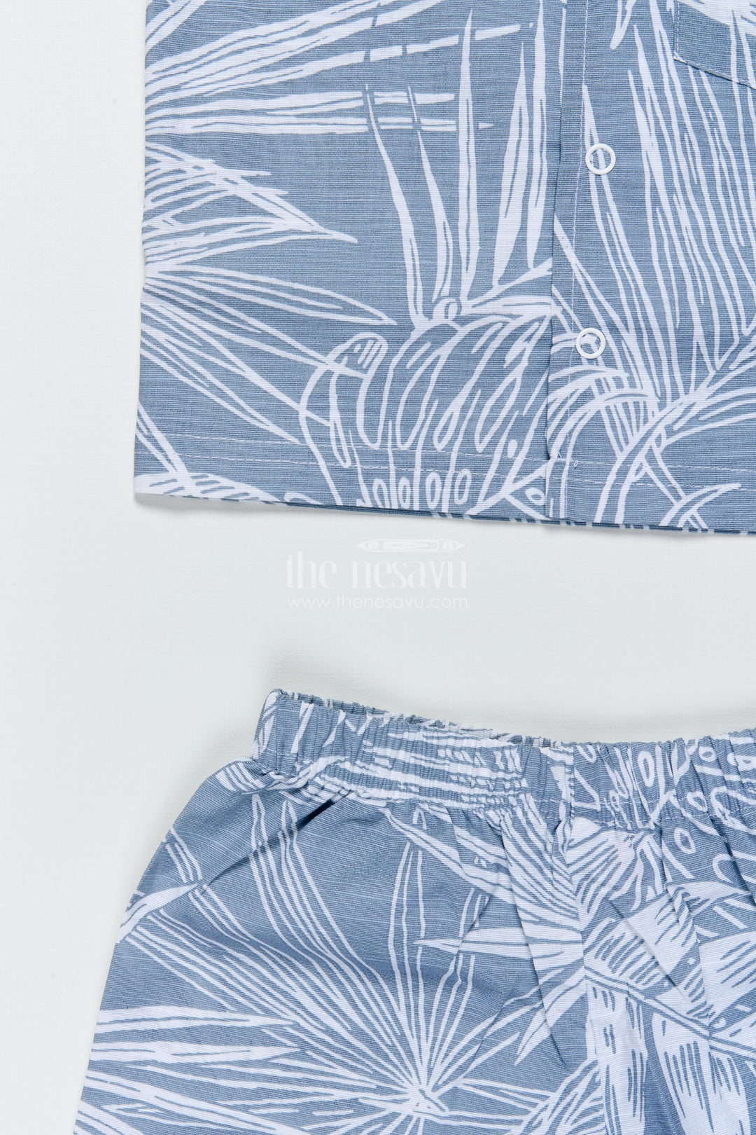 Boys Cotton Casual Shirt and Shorts Set for Summer Outings