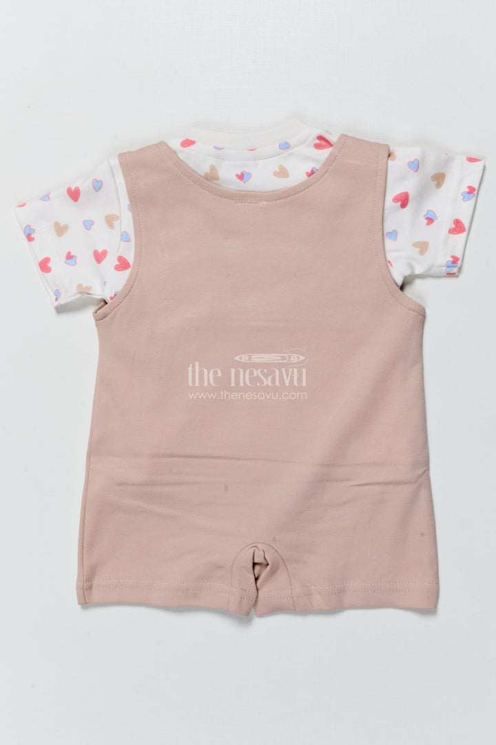 Baby Romper Set with Embroidered Message for Casual Everyday Cuteness