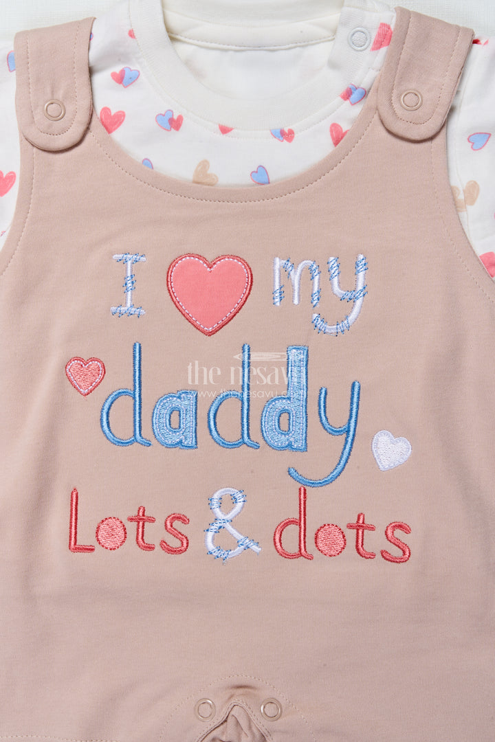 Baby Romper Set with Embroidered Message for Casual Everyday Cuteness