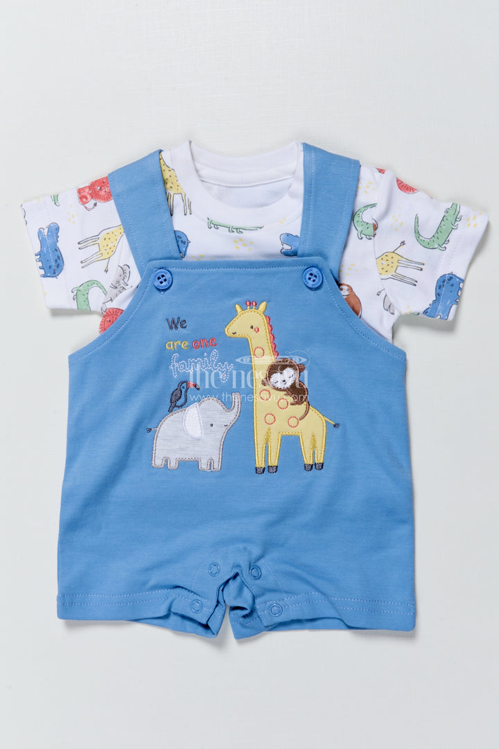 Baby Romper with Animal Patch Embellishment for Fun Everyday Wear