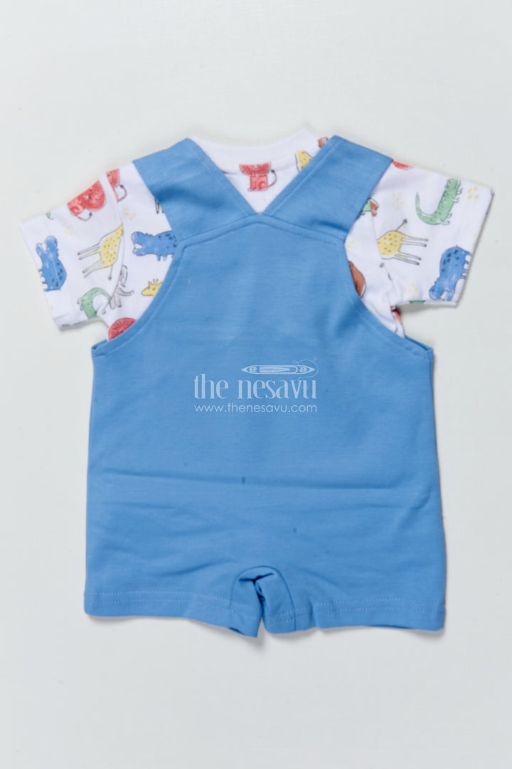 Baby Romper with Animal Patch Embellishment for Fun Everyday Wear