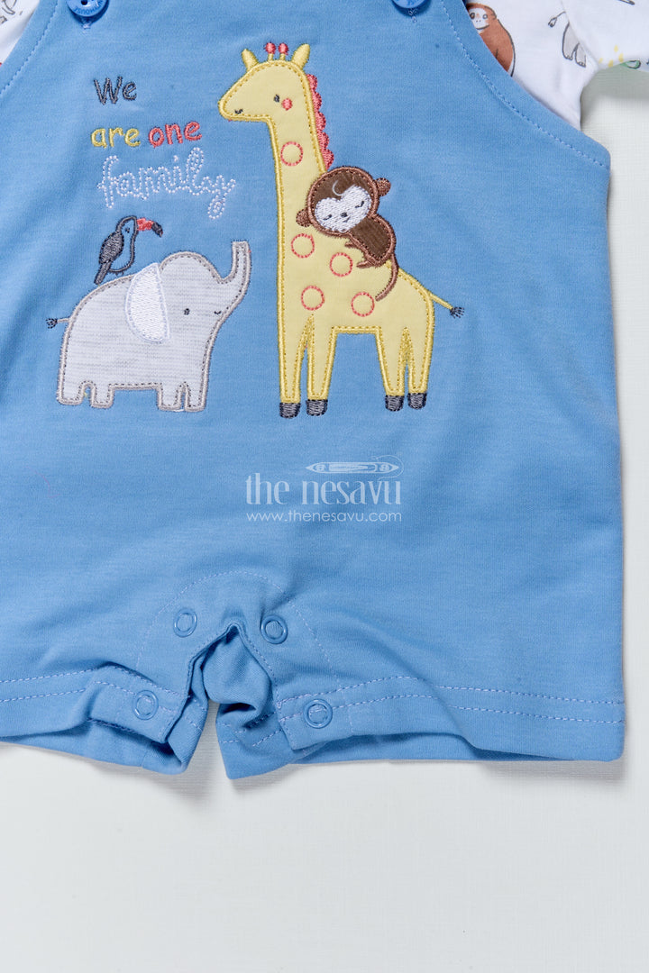 Baby Romper with Animal Patch Embellishment for Fun Everyday Wear