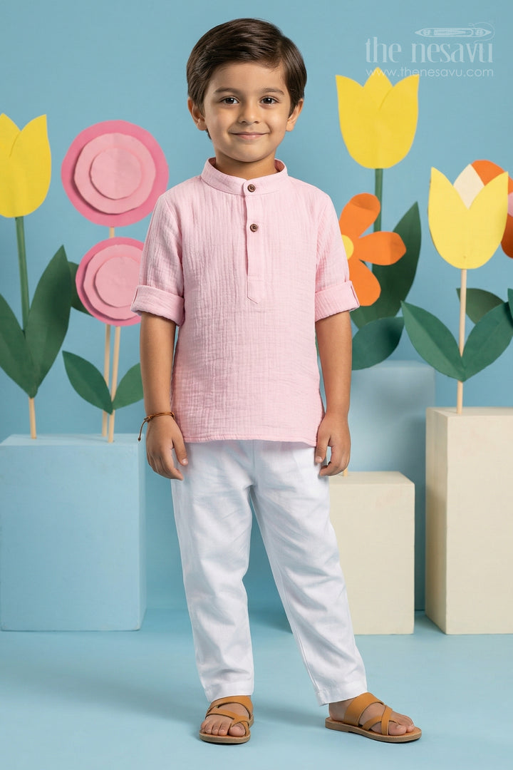 Boys Cotton Casual Set for Summer Outings and Everyday Comfort