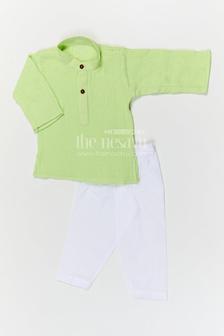 Boys Cotton Kurta Set for Traditional Outings and Celebrations
