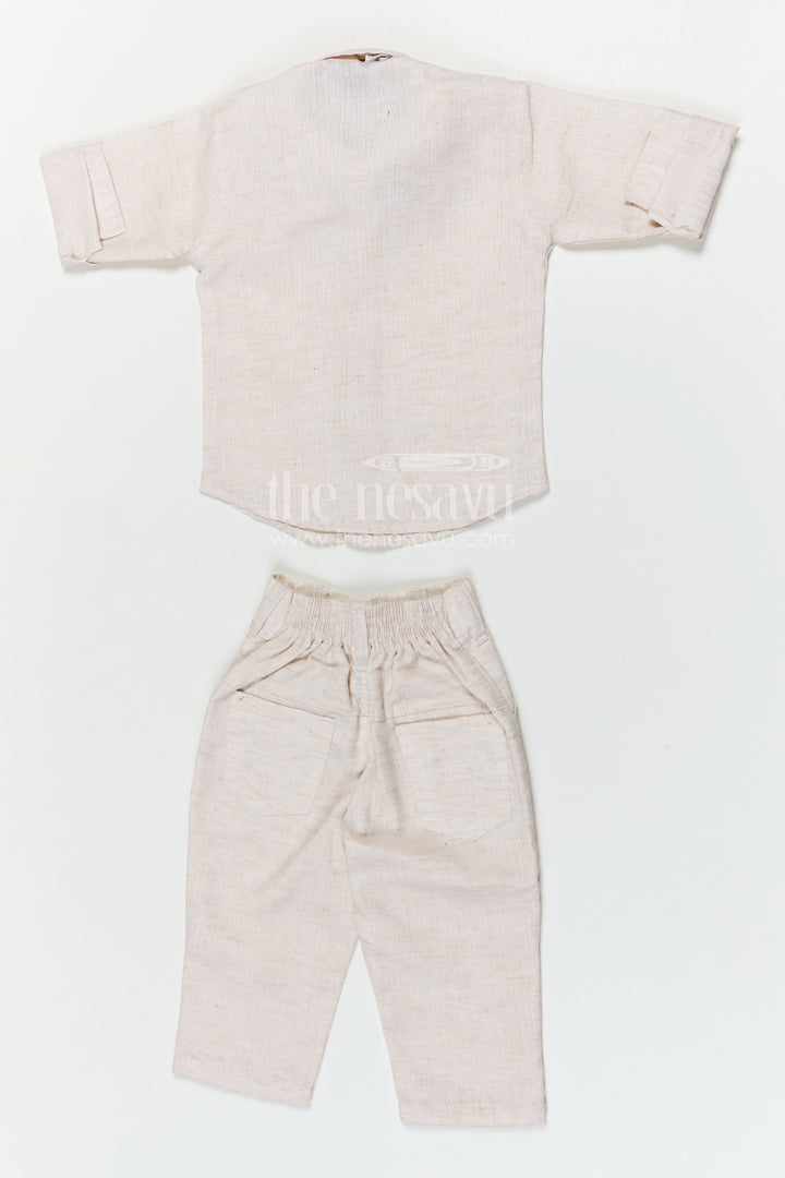 Boys Embroidered Jacket Outfit for Weddings and Festive Gatherings