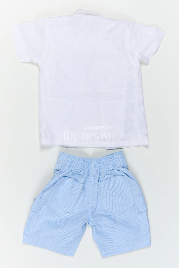 Boys Cotton Casual Set for Summer Outings and Playtime