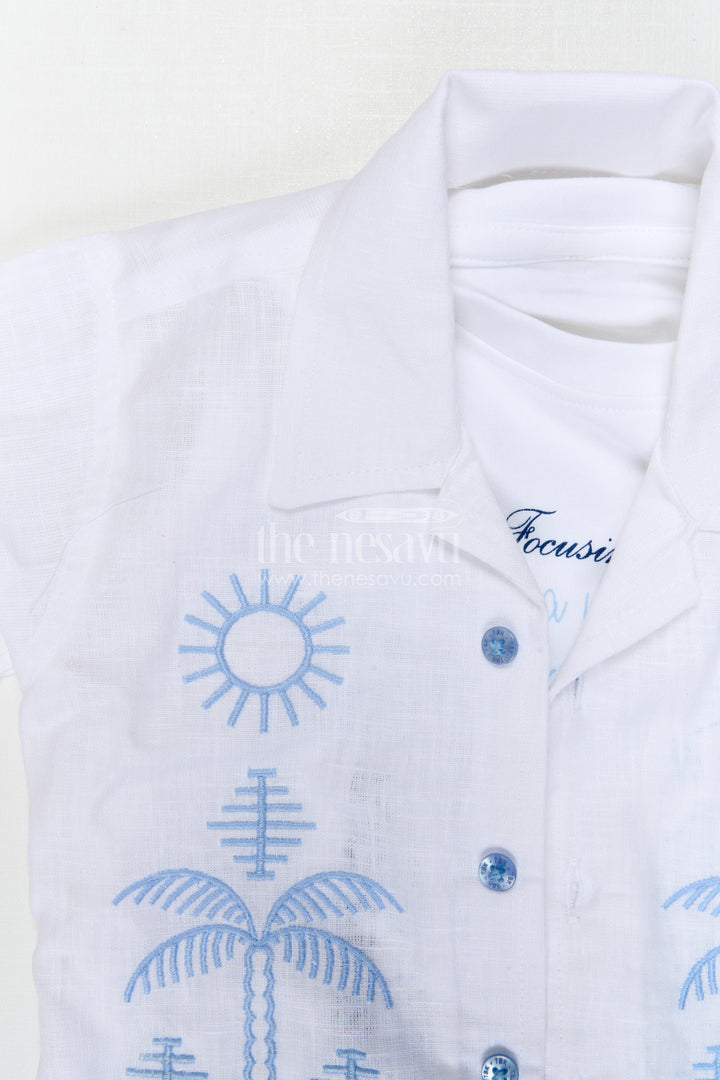 Boys Cotton Casual Set for Summer Outings and Playtime