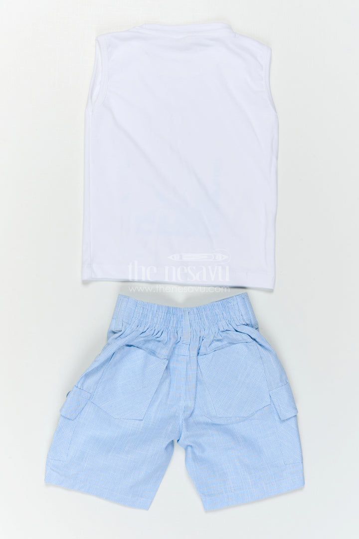 Boys Cotton Casual Set for Summer Outings and Playtime