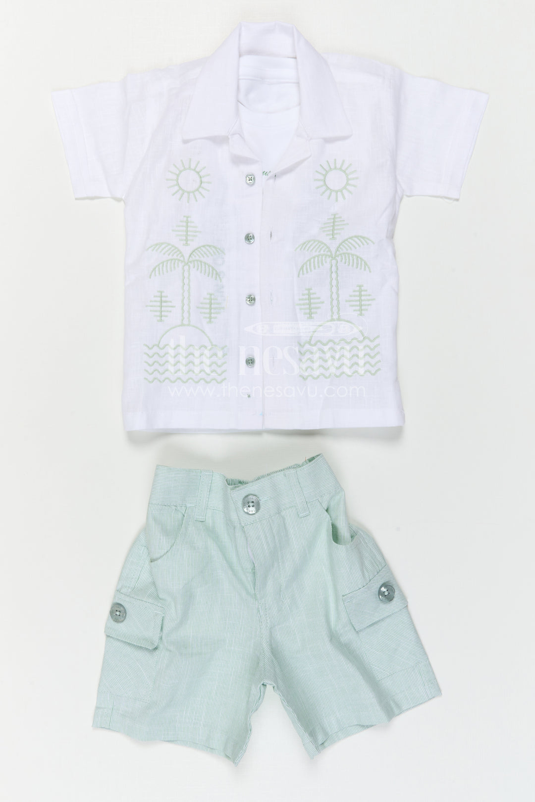 Boys Cotton Casual Set for Daily Wear and Summer Comfort