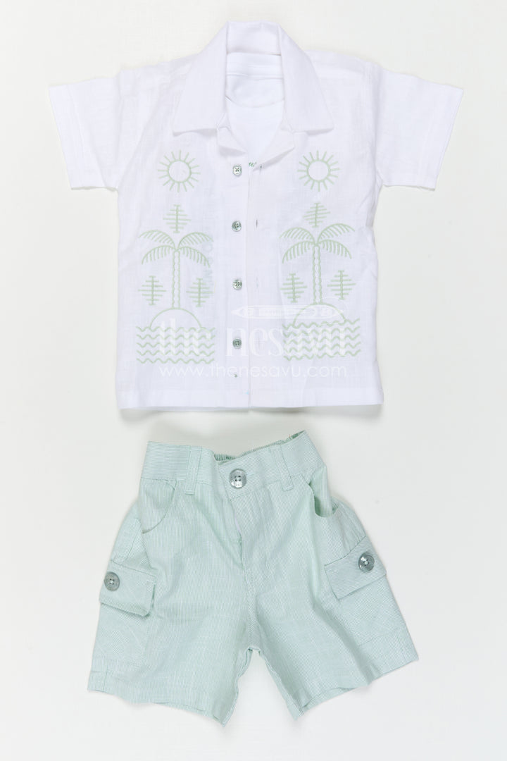 Boys Cotton Casual Set for Daily Wear and Summer Comfort