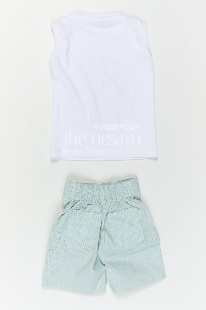 Boys Cotton Casual Set for Daily Wear and Summer Comfort