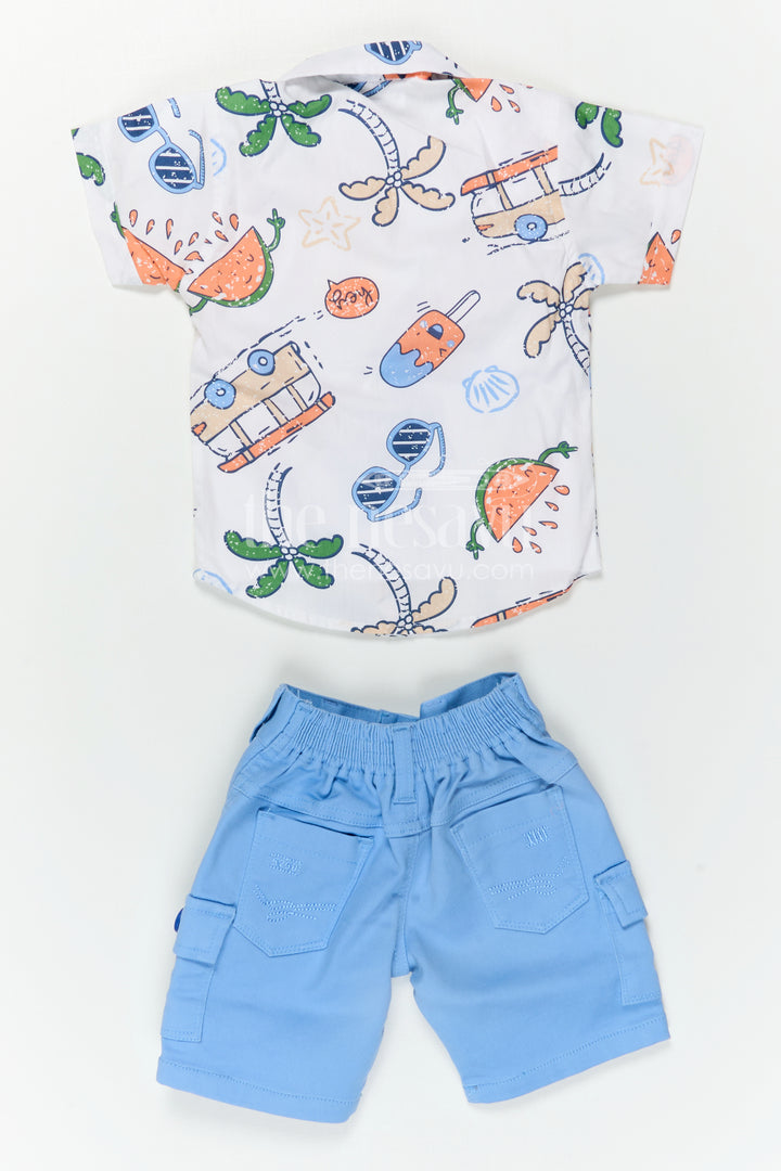 Boys Cotton Casual Set for Summer Outings and Everyday Play