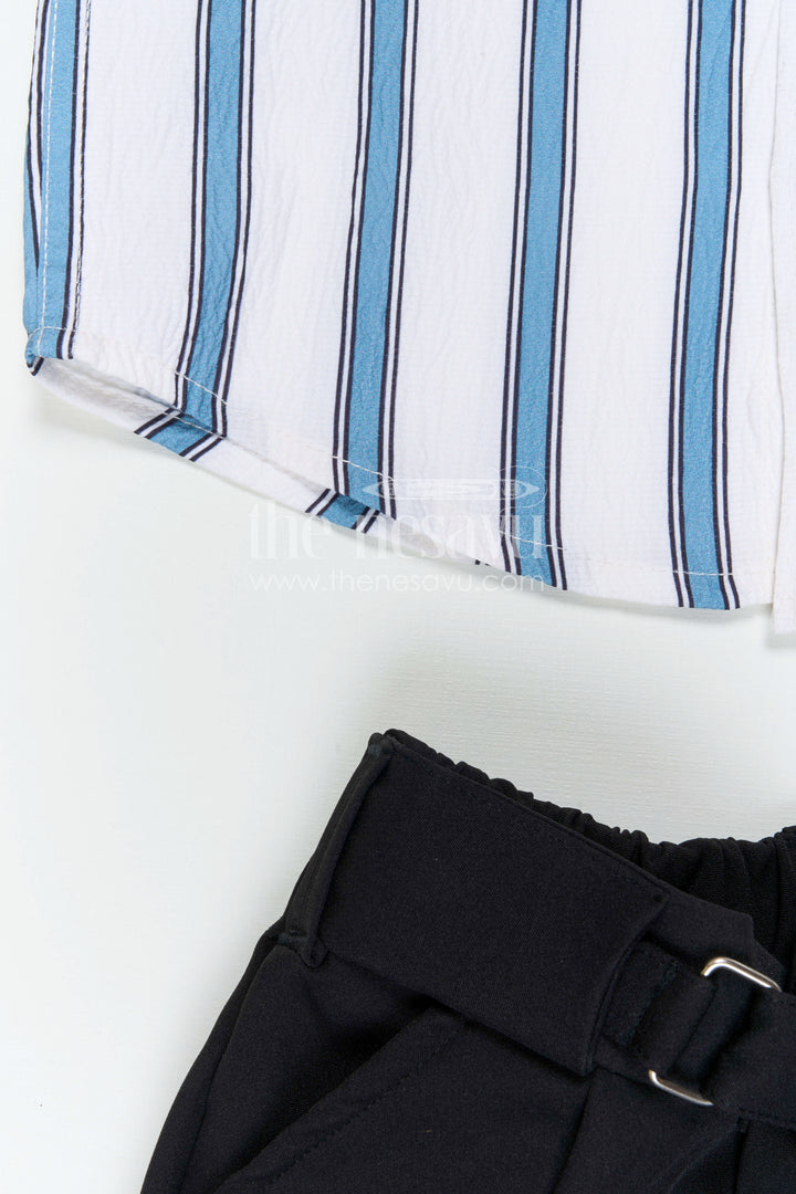 Boys Casual Shirt and Pants Set for Outings and Smart Everyday Wear