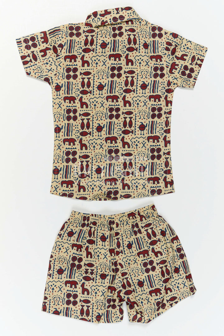 Boys Co Ord Set Dress for Summer Outings and Casual Wear