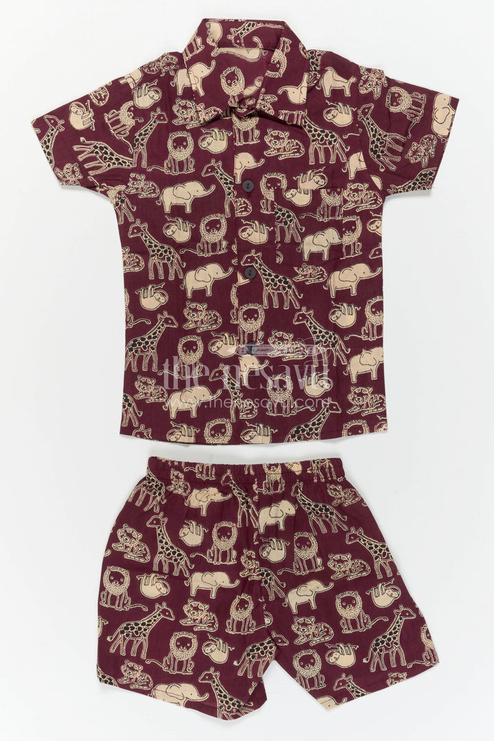 Boys Cotton Co Ord Set for Playtime and Summer Outings