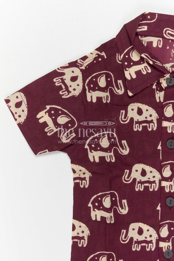 Boys Printed Co Ord Set for Casual Outings and Travel Wear