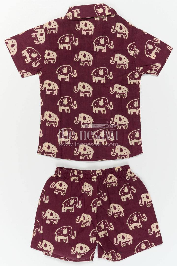 Boys Printed Co Ord Set for Casual Outings and Travel Wear