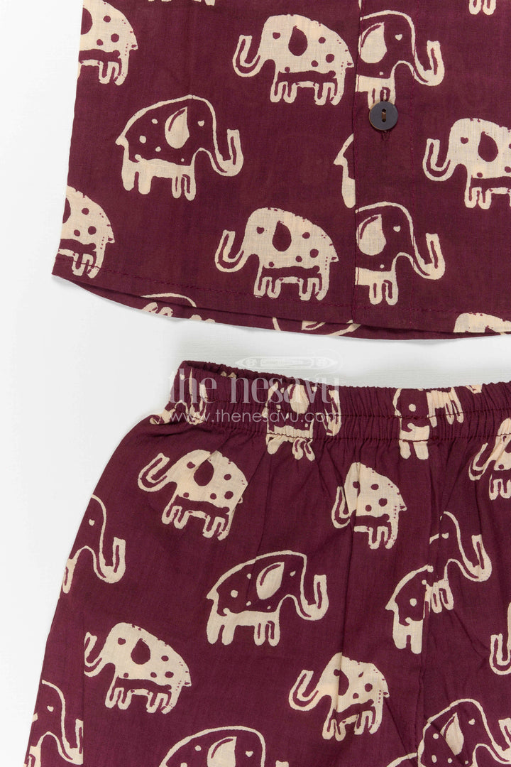 Boys Printed Co Ord Set for Casual Outings and Travel Wear