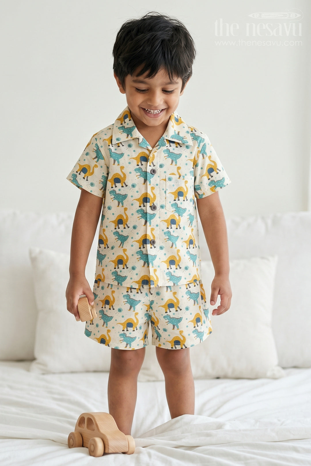 Boys Cotton Co Ord Set for Vacation and Summer Styling