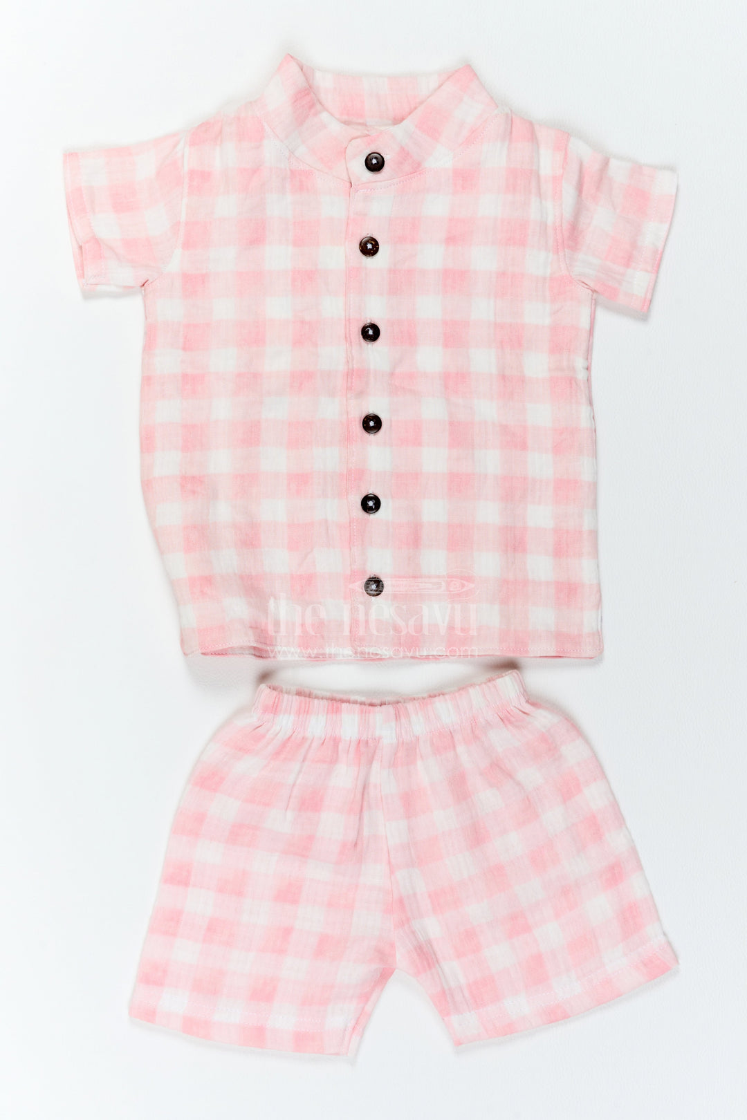 Boys Muslin Shirt and Shorts Set for Summer Outings and Playdates
